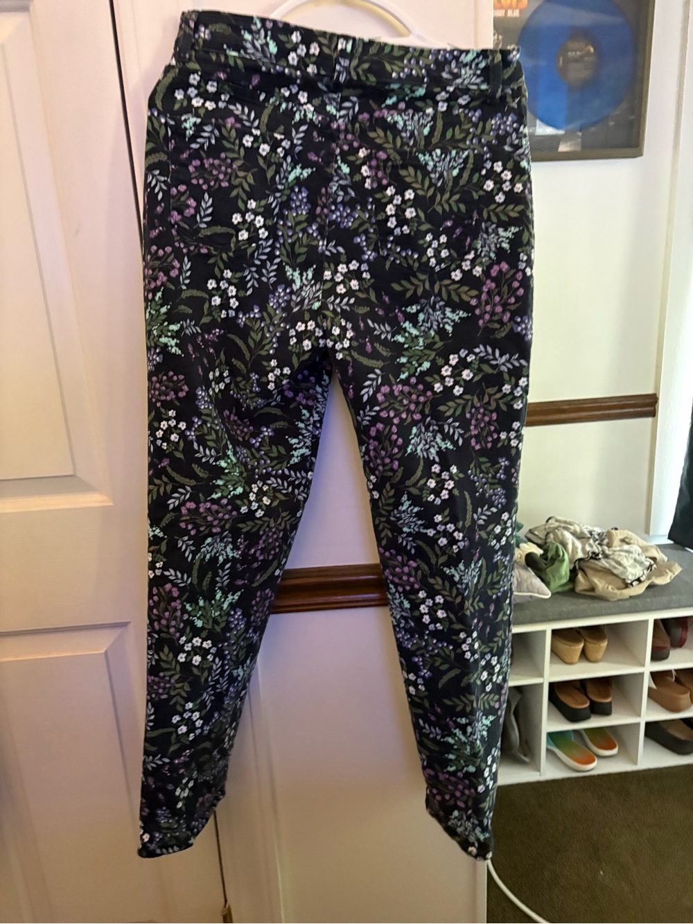Gloria Vanderbilt Pants Painted Looks Patterned Jeans  Amanda style size 10